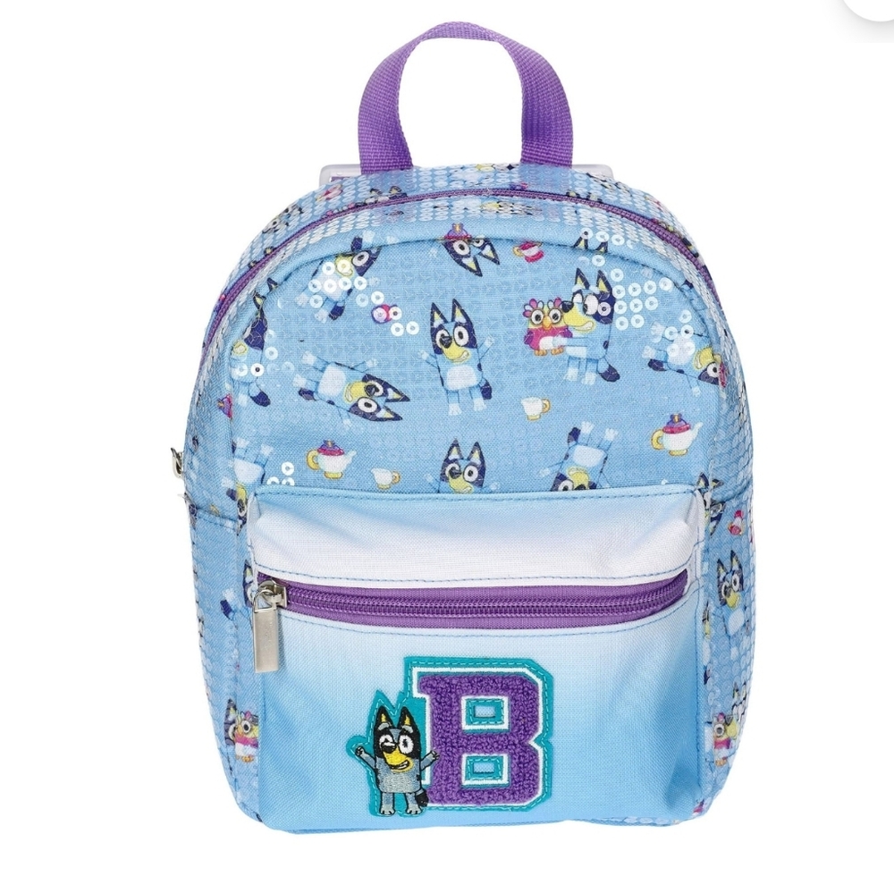 Bluey Girls Mini Backpack with Sequin